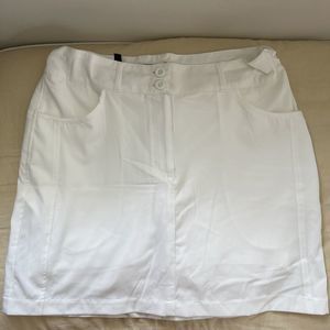West Marine Del Sol Skort White UPF 30+ Large Athletic Sports Sz S